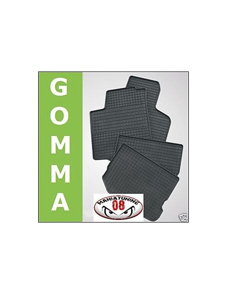 4 TAPPETI GOMMA NERI FIAT SEDICI dal 2006-