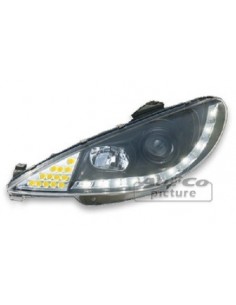 DEVIL EYES LED NERI PEUGEOT 206 dal 1998-