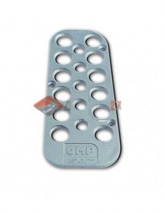 PEDANA POGGIAPIEDI SINISTRA IN ALLUMINIO SABBIATO "OMP"