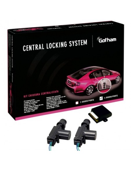 KIT CHIUSURA CENTRALIZZATA 2 PORTE UNIVERSALE