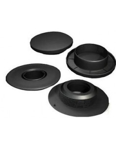 BOTTONI FERMATAPPETI PLASTICA NERO PER MERCEDES