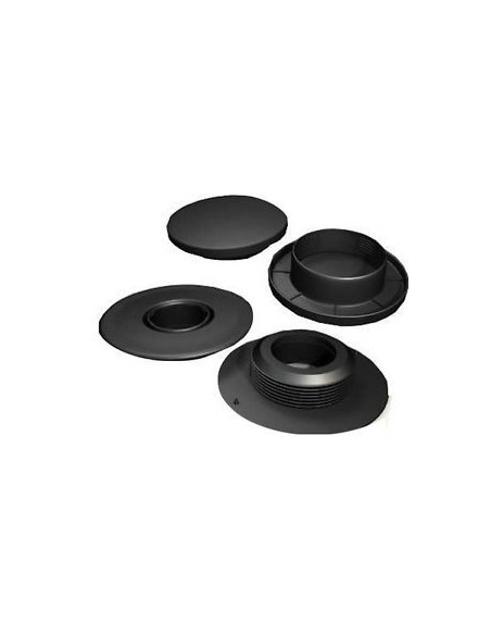 BOTTONI FERMATAPPETI PLASTICA NERO PER MERCEDES