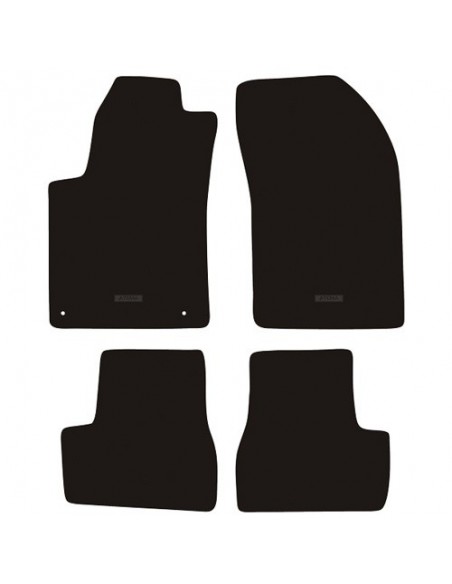 TAPPETI SU MISURA IN MOQUETTE NERO CITROEN DS3 dal 2010-