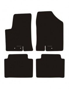 TAPPETI SU MISURA IN MOQUETTE NERO HYUNDAI Ix20 dal 2010-