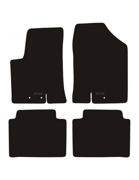 TAPPETI SU MISURA IN MOQUETTE NERO HYUNDAI Ix20 dal 2010-