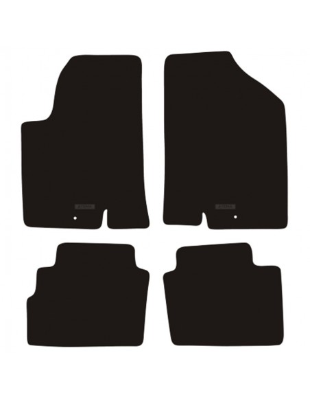 TAPPETI SU MISURA IN MOQUETTE NERO KIA SOUL dal 2008-