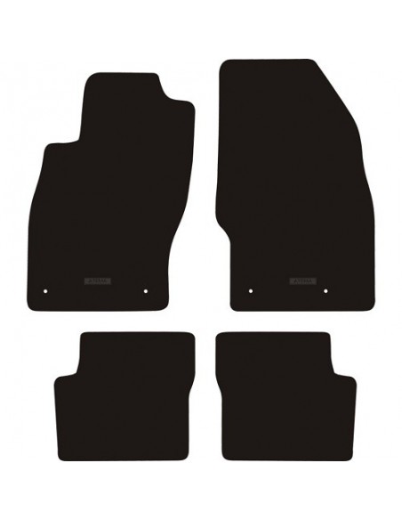 TAPPETI SU MISURA IN MOQUETTE NERO OPEL CORSA D dal 2006-2014