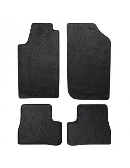 TAPPETI SU MISURA IN MOQUETTE NERO PEUGEOT 206 dal 1998-
