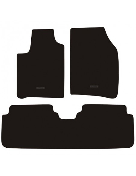 TAPPETI SU MISURA IN MOQUETTE NERO RENAULT MEGANE SCENIC