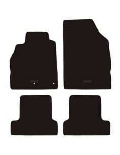 TAPPETI SU MISURA IN MOQUETTE NERO RENAULT MEGANE dal 2008-