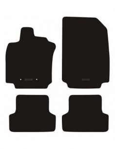 TAPPETI SU MISURA IN MOQUETTE NERO RENAULT CLIO dal 2008-