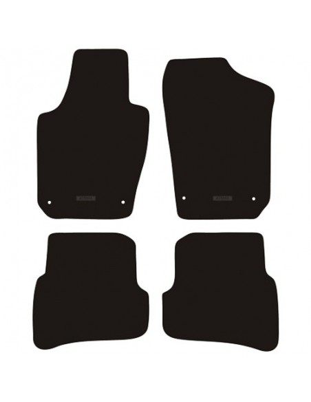 TAPPETI SU MISURA IN MOQUETTE NERO SEAT IBIZA dal 2008-