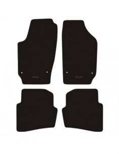TAPPETI SU MISURA IN MOQUETTE NERO SEAT IBIZA dal 2002-2007