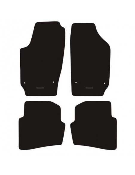 TAPPETI SU MISURA IN MOQUETTE NERO SEAT IBIZA dal 2002-2007