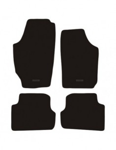 TAPPETI SU MISURA IN MOQUETTE NERO SKODA FABIA dal 2007-