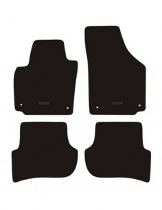 TAPPETI SU MISURA IN MOQUETTE NERO SKODA YETI dal 2009-