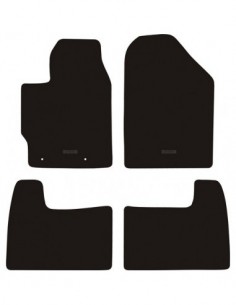 TAPPETI SU MISURA IN MOQUETTE NERO TOYOTA YARIS dal 2006-