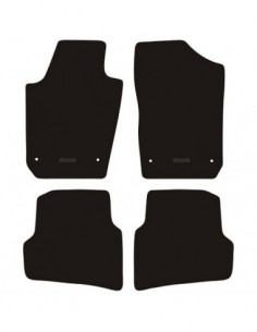 TAPPETI SU MISURA IN MOQUETTE NERO VOLKSWAGEN POLO 6R dal...