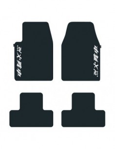 TAPPETI UNIVERSALI IN MOQUETTE NERO/BIANCO TOKIO "D-GEAR"