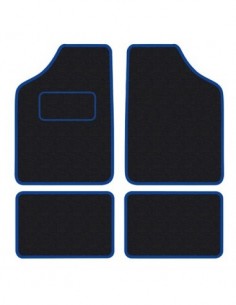TAPPETI SPECIFICI IN MOQUETTE NERO/BLU