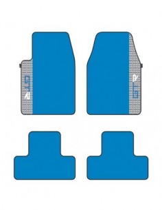 TAPPETI UNIVERSALI IN MOQUETTE BLU/GRIGIO "GTR" D-GEAR