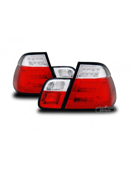 FARI POSTERIORI A LED ROSSI BMW SERIE 3 E46 5p 1998-2002