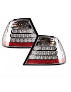 FARI POSTERIORI A LED CROMATI BMW SERIE 3 E46 COUPE'...