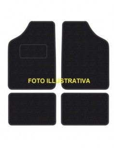 TAPPETI SU MISURA IN MOQUETTE NERO MERCEDES CLASSE C...