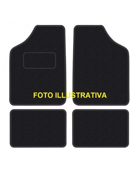 TAPPETI SU MISURA IN MOQUETTE NERO MERCEDES CLASSE C 1993-2007