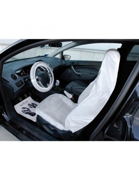 KIT AUTO PULITA 5 in 1 PROTEZIONE SEDILE - RUOTA - VOLANTE  ECC.