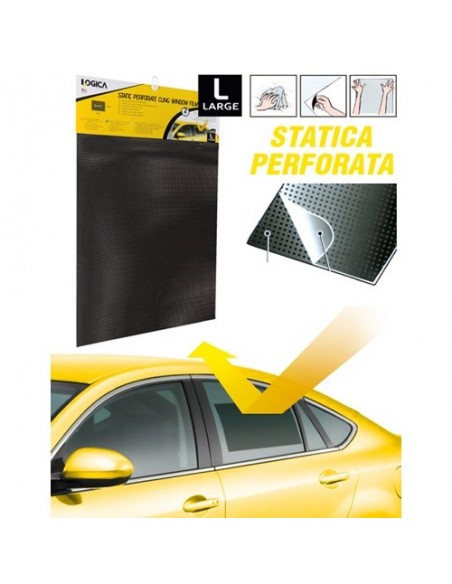 PELLICOLA OSCURANTE VETRI LATERAL STATICA ROLL NERO 38x60cm