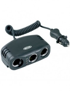 PRESA TRIPLA ACCENDISIGARI ILLUMINATO UNIVERSALE 12V