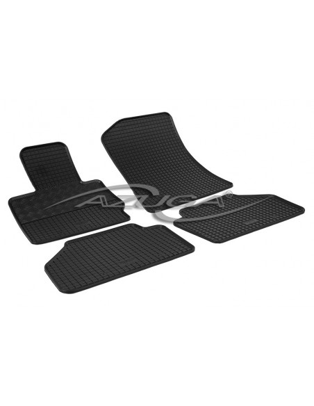 4 TAPPETI GOMMA NERI BMW X3 (F25) DAL 2010 IN POI