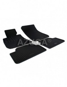 4 TAPPETI GOMMA NERI BMW SERIE 1 (E81/E82) 3PORTE+COUPE...