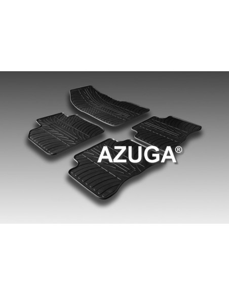 4 TAPPETI GOMMA NERI RENAULT SCENIC III DAL 2009-