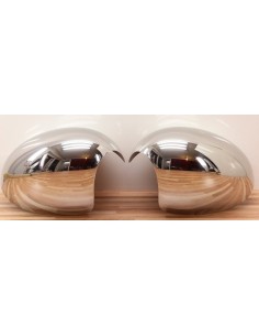 CALOTTE COPRI SPECCHI CROMATE MINI COOPER R55 R56 R57 dal...