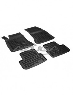 4 TAPPETI GOMMA NERI 4cm MERCEDES CLASSE B (W246) dal 2011-
