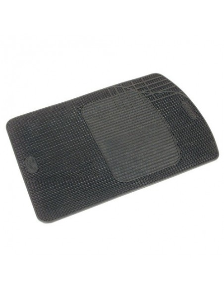 TAPPETO IN GOMMA NERO UNIVERSALE "ROCK" 45x66cm