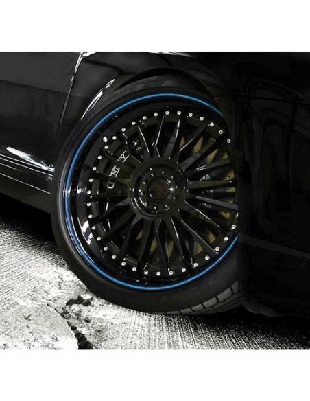 ADESIVO RIFRANGENTE CERCHI WHEEL TRIM "BLU" 5mm X 6mt