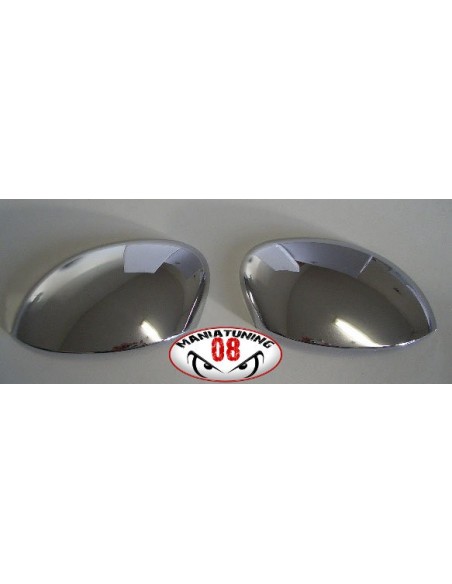 CALOTTE COPRISPECCHI CROMATE PEUGEOT 206 E 206 PLUS