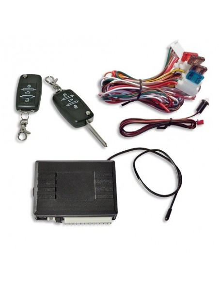 KIT CHIUSURA CENTRALIZZATA 3 e 5 PORTE CON 2 TELECOMANDI