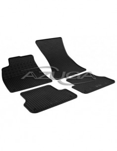 4 TAPPETI GOMMA NERI AUDI A6 BERLINA (4G) dal 2011-