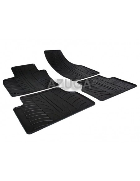 4 TAPPETI GOMMA NERI AUDI Q3 dal 2011-