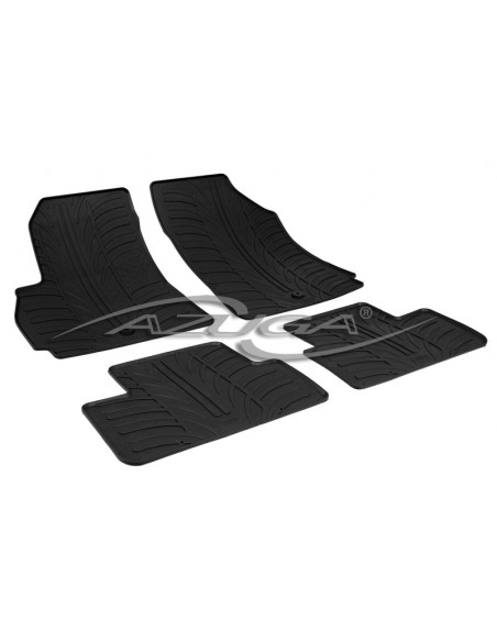 4 TAPPETI GOMMA NERI CHEVROLET ORLANDO dal 2011-