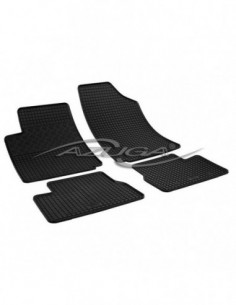 4 TAPPETI GOMMA NERI CITROEN C3 dal 2003-2009