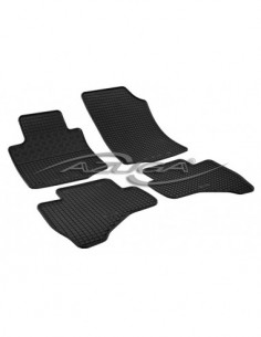 4 TAPPETI GOMMA NERI TOYOTA AYGO dal 2005-