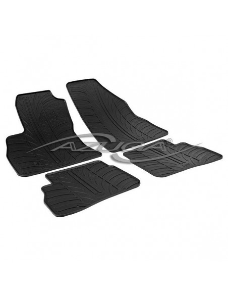 4 TAPPETI GOMMA NERI FIAT DOBLO' II dal 2010-