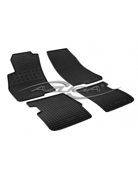 4 TAPPETI GOMMA NERI FIAT PUNTO EVO dal 2009-