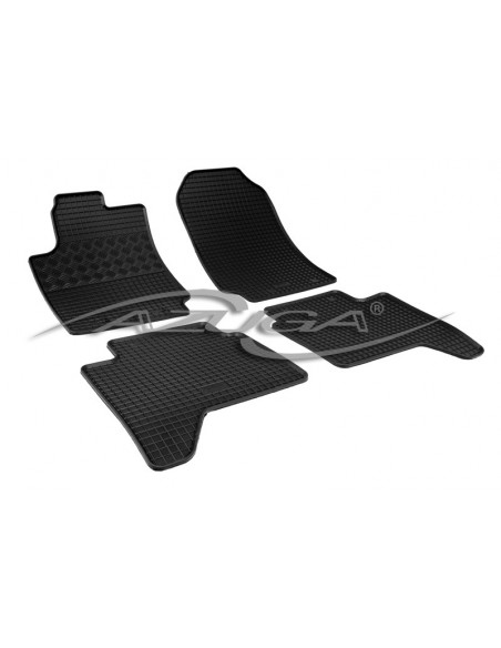 4 TAPPETI GOMMA NERI FORD RANGER dal 2012-