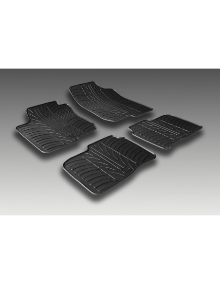 4 TAPPETI GOMMA NERI KIA SORENTO dal 2009-